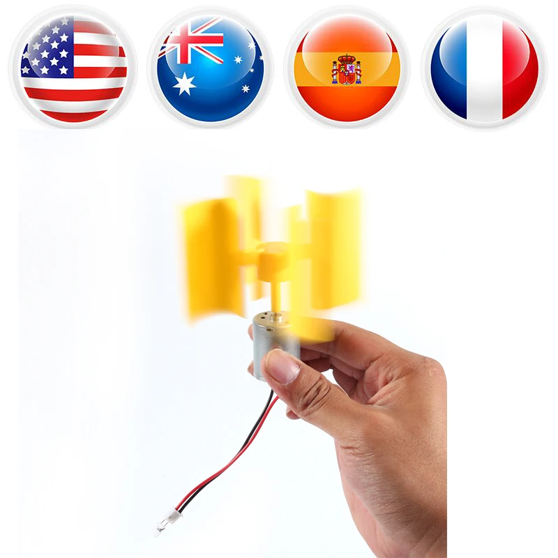 Electricity Generator Small Motor Vertical Wind Generator Turbines Blades Breeze Science Model Wind Energy Power Generation good Electricity Generator Small Motor Vertical Wind Generator Turbines Blades Breeze Science Model Wind Energy Power Generation good