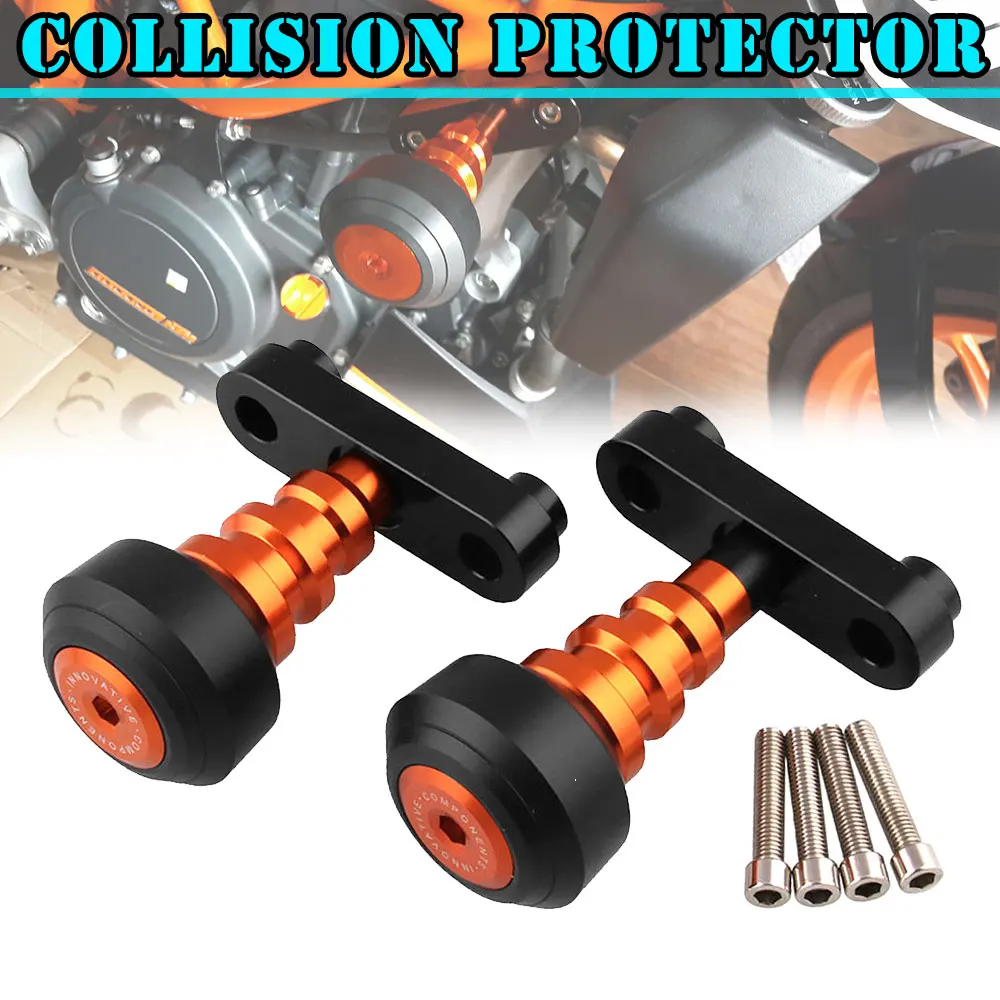 

2018 1 Pair Frame Sliders Crash Protector Protection Durable Accessories for Duke 125 200 390 CSL88