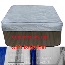 Спа с откидной крышкой с изоляции хорошее для зимы, size2210x2320x300 мм 8" x 91". X 12 дюймов) можно настроить