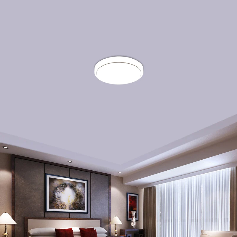  LED Acrylic Ceiling Light White Round Bedroom Balcony Lamps for Modern Kitchen Hallway PAK55 - 1000008547662