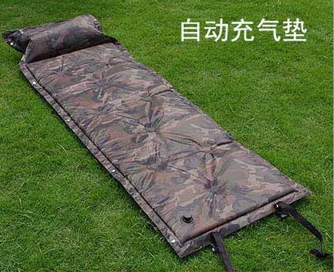 

Automatic Inflatable Camping Mat Camouflage Tent Air Cushion Outdoor Leisure Sleeping Mattress With Pillow