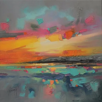 

Hand Painted painting "Impression Sunrise" by Monet Wall Art Canvas Painting By Numbers Picture For Living Room 40*50cm SZ-FJ21