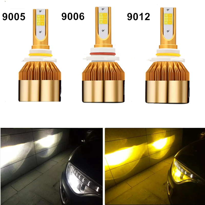 YHKOMS H7 H11 светодиодный налобный фонарь для автомобиля 9005 HB3 9006 HB4 H8 9012 H1 H3 880 881 H27 H4