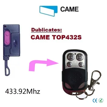 

Copy CAME TOP 432S Duplicator 433.92 mhz remote control Garage Door Gate Fob Remote Clone 433mhz fixed code