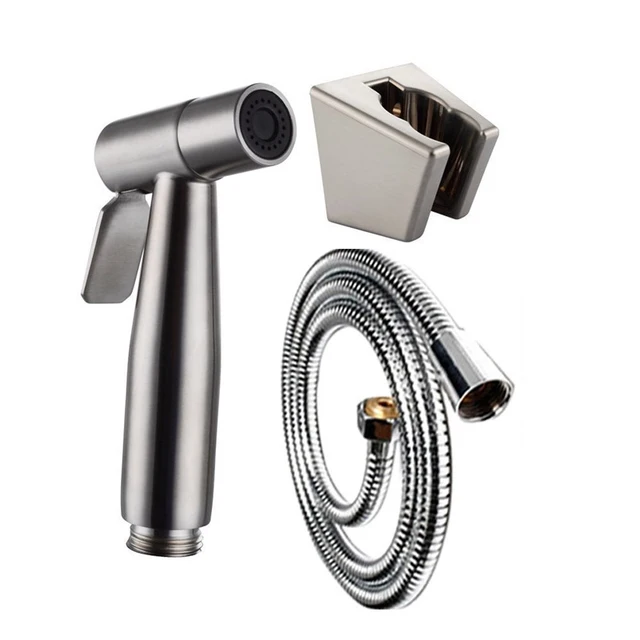 Fdit Bidet de Mano de lat/ón Vintage Rociador de ba/ño Soporte de Cabezal de rociado Kit de Manguera Accesorios de ba/ño