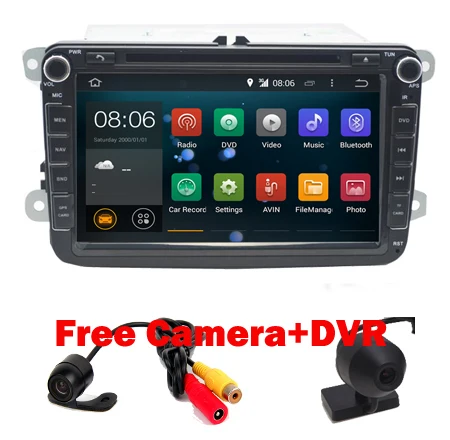 2 din Android 6 0 dvd плеер автомобиля gps Радио Для VW Volksvagen Passat B5 Гольф сиденья Леон Бора