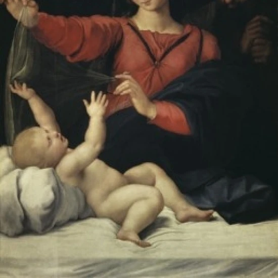 The Virgin of Lorette   Raphael (1483-1520/Italian)   Musee Conde  Chantilly  France Poster Print (24 x 36)