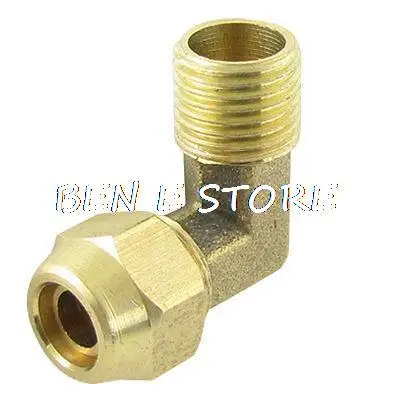 

1/8"BSP Male Thread Brass Pipe Joint Right Angle Connector Coupler