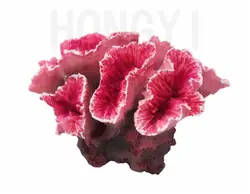 Розовый моделирование coral fish tank декоративные coral скала аквариум озеленение waterscape набор украшения