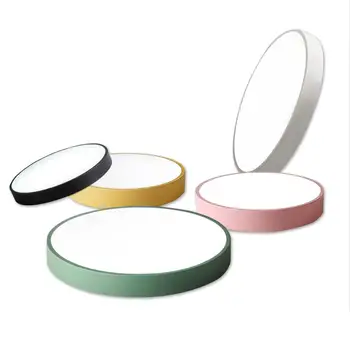 

LED Ceiling Lights for Bedroom remote control lamp 5cm ceiling lamp for 8-20square meters modern house lighting fixture Macaroon