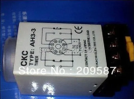 

220V Power on delay timer time relay 0-30 second & Base