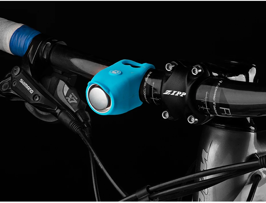 Coolсмена электрический велосипедный звонок Водонепроницаемый 360 Вращающийся велосипедный рог с силикагелевой оболочкой велосипедный Звонок на руле велосипеда велосипедный Звонок