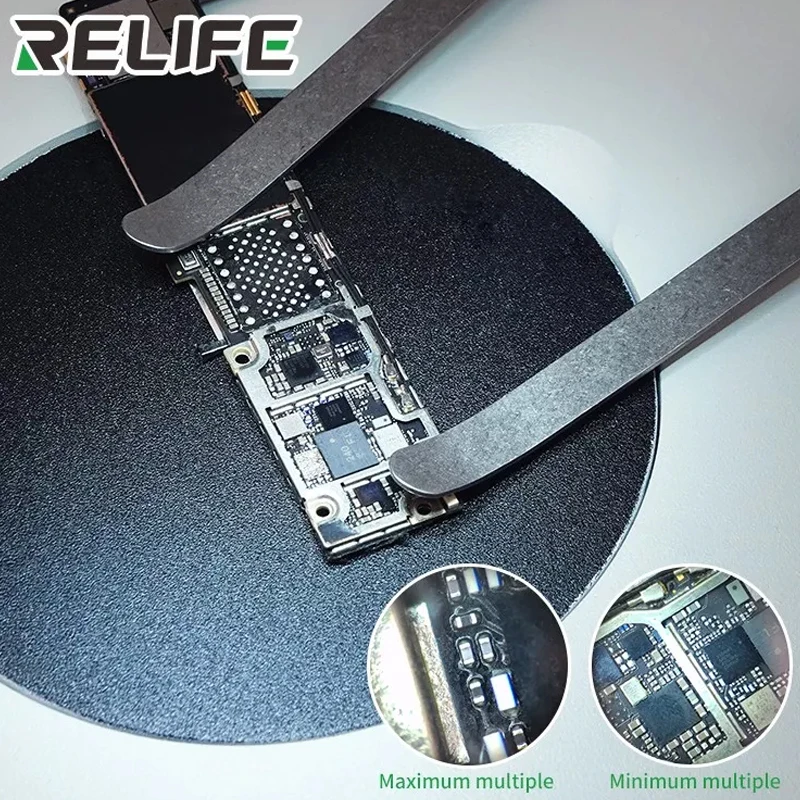 RELIFE RL-M2 7-45 раз микроскоп бинокулярный Контроль PCB ремонт микроскоп 144 светодиодный источник света телефон ремонт инструмент