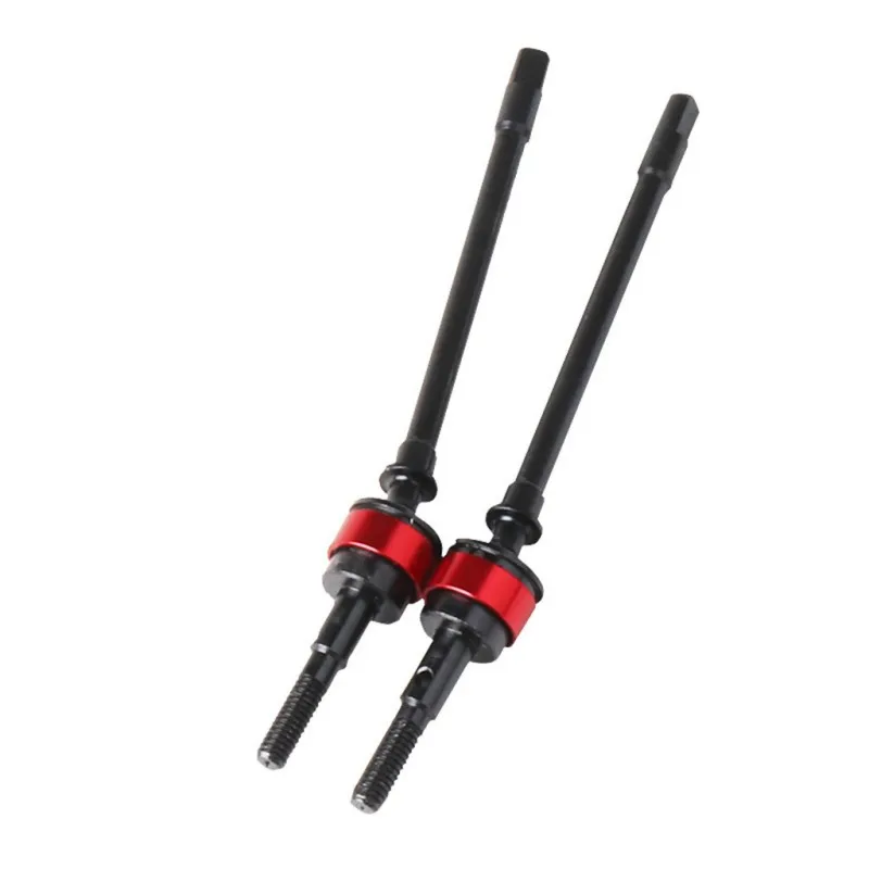 

2Pcs Hard Steel Front Axle CVD Drive Shaft for 1:10 Axial SCX10 RC Crawler Parts Steering Axle