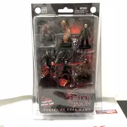 NECA фигурка модель игрушки Фильм Фредди Против Джейсона лес страха Игра настольная WarChess 1,5 ''фигурка модель игрушки для подарка/детей