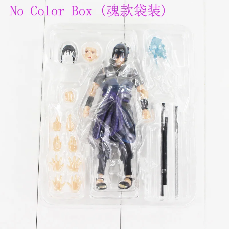 Наруто Узумаки Саске Итачи намикадзе Минато Хатаке Какаши Гаара Фигурки игрушки ПВХ модель куклы 15 см - Цвет: Sasuke B No Box