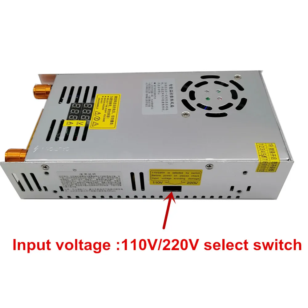 480W Adjustable Switching power supply with Digital display power supply for LED DC 12V 5V 24V 36V 48V 60V 80V 120V 160v 220V-3