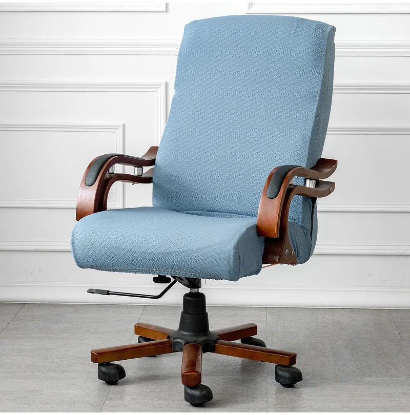 Универсальный размер жаккардовый чехол для кресла компьютерное офисное эластичное кресло чехлы для сидений растягивающиеся вращающиеся чехлы для сидений