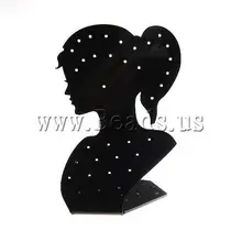 Новая мода 90x140 мм милые девушки дизайн органические стеклянные серьги дисплей серьги кольца держатель аксессуары стеллаж для хранения Прямая поставка