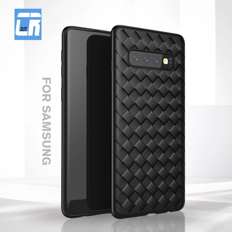 

Grid Weave Soft TPU Phone Case for Samsung Galaxy S10e Silicone Cases for Samsung S10 J4 J6 J8 A6 Plus A8S A7 A9 2018 Back Cover