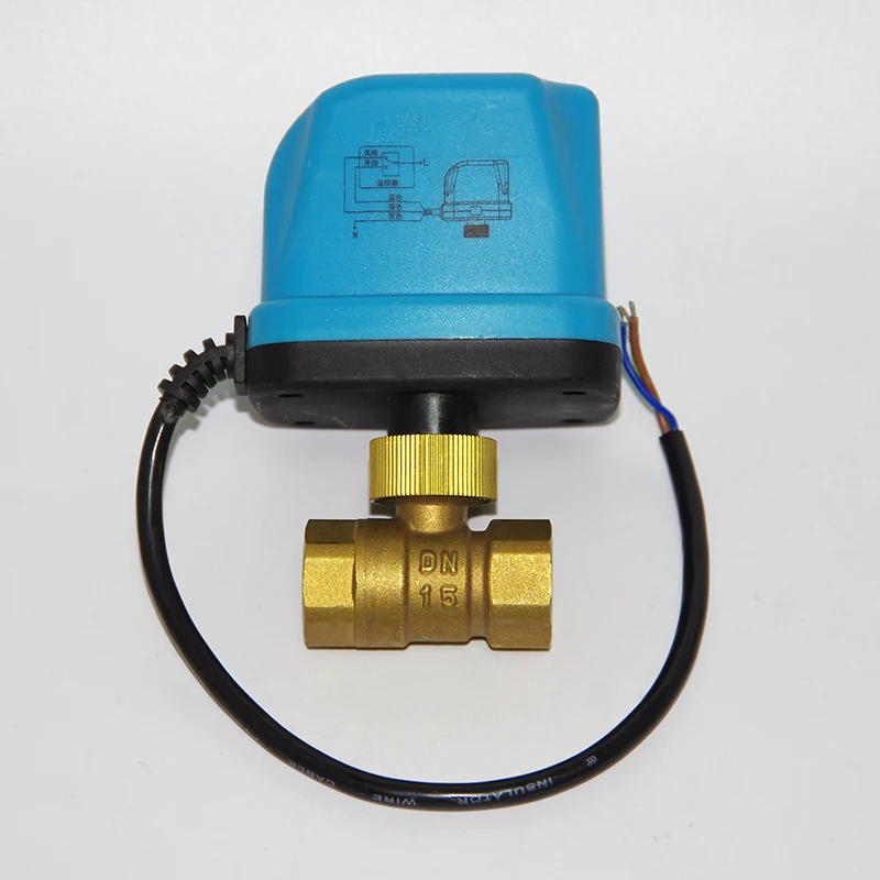 DN15 DN20 DN25 DN32 2 way motorized ball valve motorized valve electric