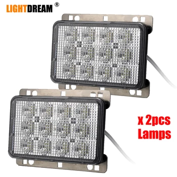 

6x4 Rectangular 60W Led headlights 12V Car lights Replace CASE IH 88 Series LED Lower Cab Light Tractor Lights x2pcs