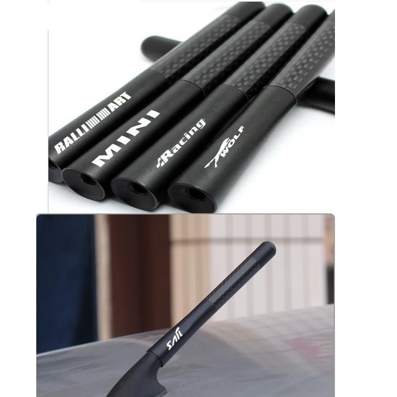 

JQTUNING-New Style MUGEN RALLIART Car Antenna 12CM Screw Aluminum Aerials