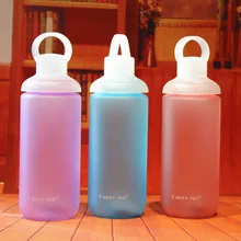 750ml Candy Color Water font b Bottle b font Plastic Cup Portable Sport Water font b