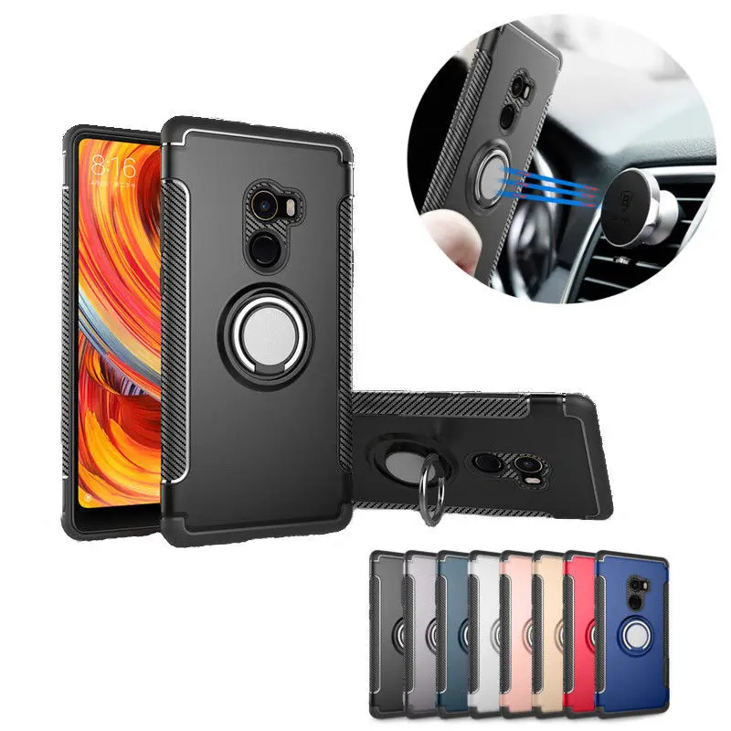 

Sinbeda Luxury Armor For Redmi 5 Case Shockproof TPU Armor Finger Ring Stand Car Holder Case Cover For Xiaomi Redmi 5 Plus Case