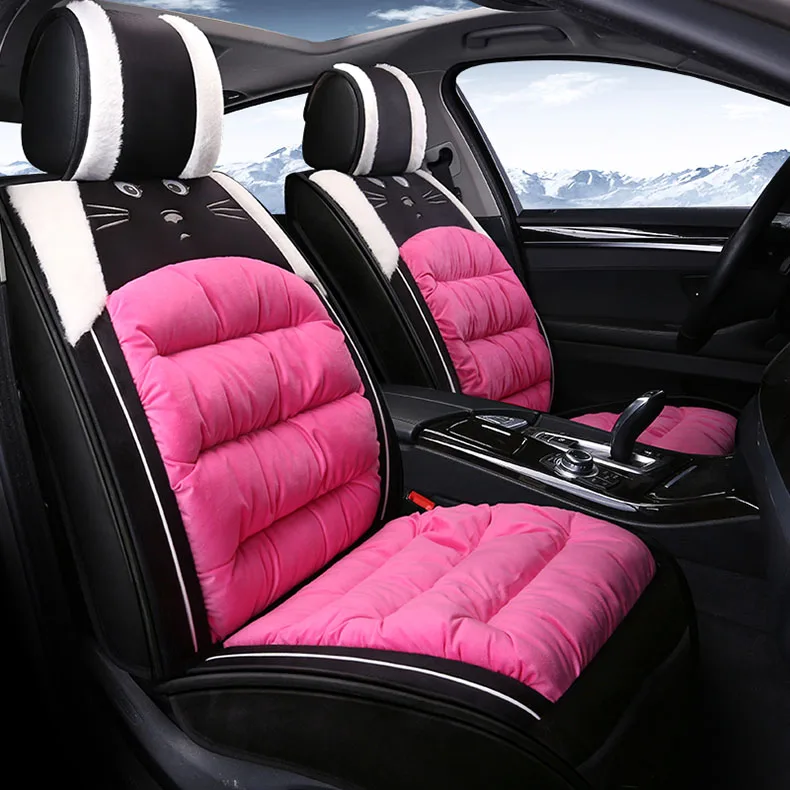 

Car seat cover plush winter warm for Hyundai accent elantra veracruz creta 2017 2016 2015 2014 2013 2012 accessories car styling