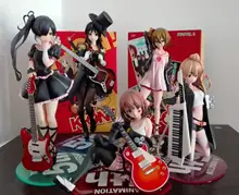 Original K-ON! Hirasawa Yui figure Akiyama Mio figura Tainaka Ritsu model Kotobuki Tsumugi sculpture
