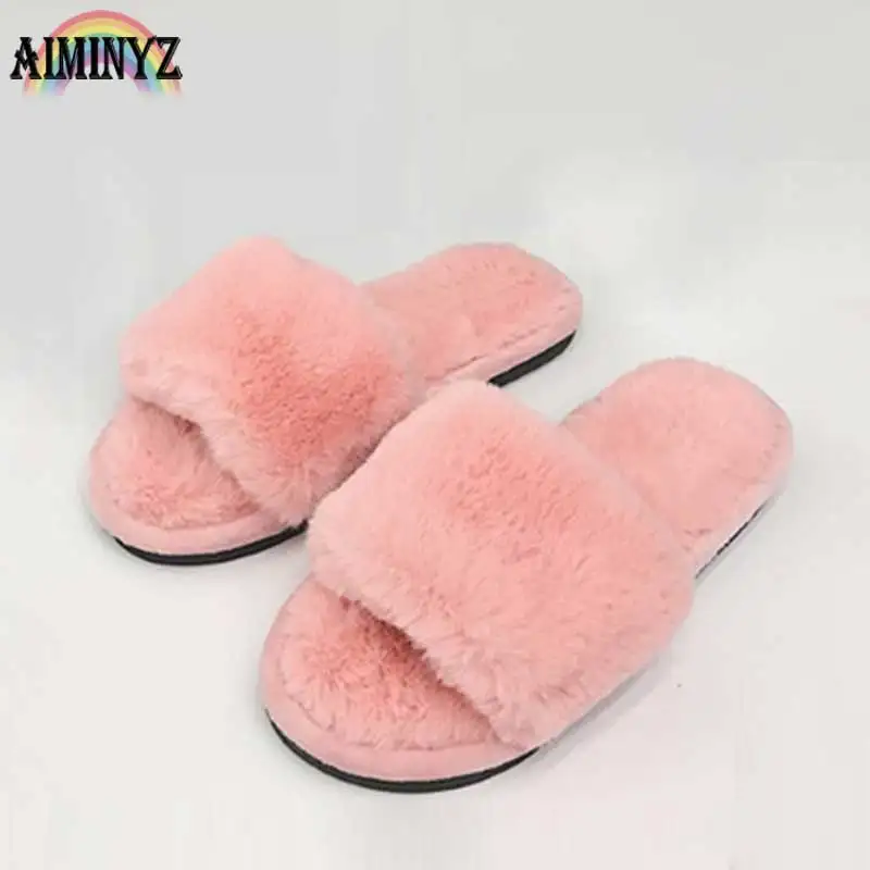 fluffy bathroom slippers