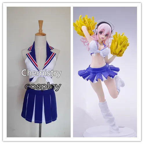 Костюм для косплея чарлидинга Super Sonico |