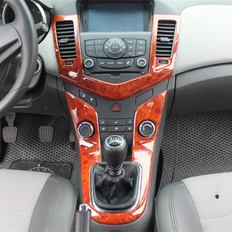 Накладка для центральной консоли Chevrolet Cruze 2009 2015 накладка на панель с шестерней и