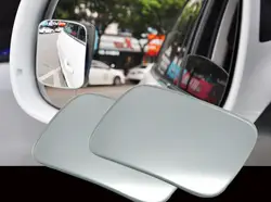 2 шт./лот 360 градусов зеркала автомобиля без Рамки широкий выпуклый Слепое пятно зеркало для парковки зеркало заднего вида прямоугольник