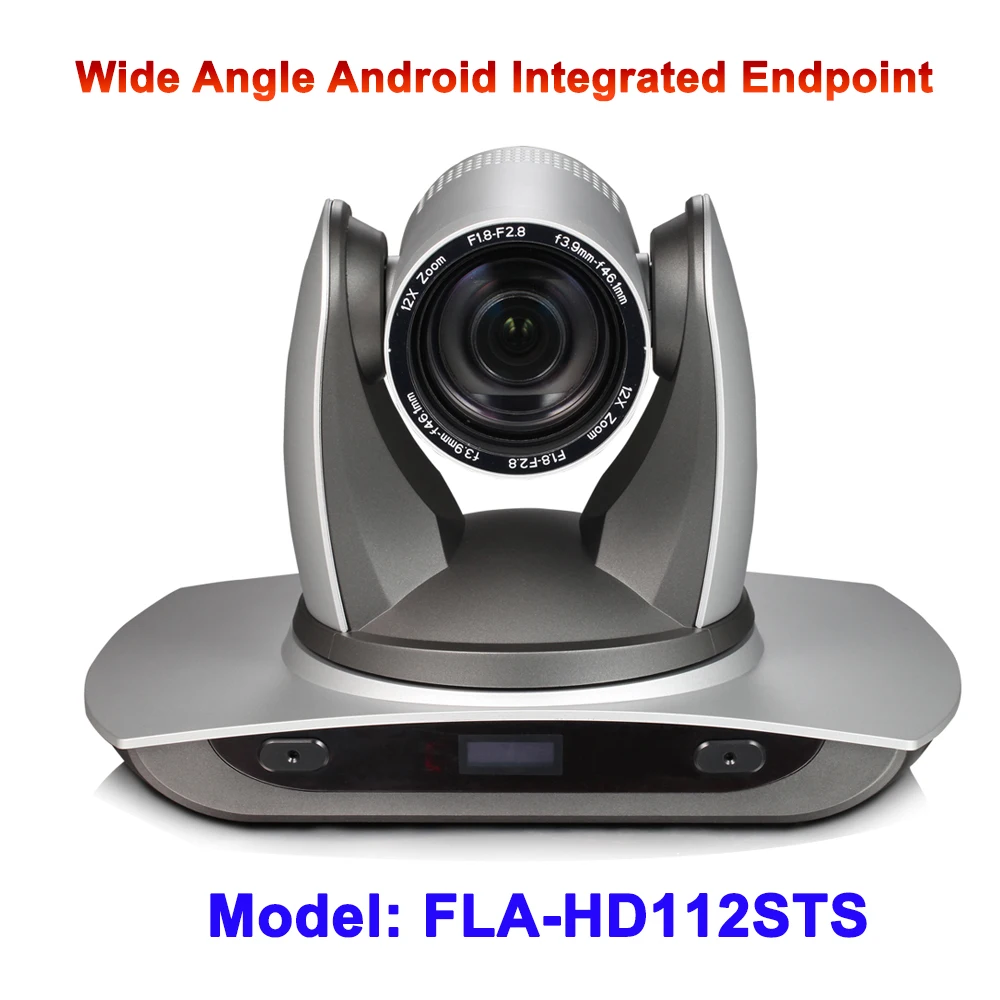 

office video conference equipment 12x wide angle 2MP 1080P60 webcam with remote control Android integrated endpoint