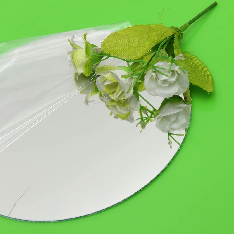 28 шт. 3D зеркала для ванной комнаты DIY круглые зеркальные настенные Стикеры разных