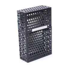 20 загруженный модный полый дизайн анти-пресс сигаретный протектор держатель Крышка многоразовый чехол для сигарет коробка