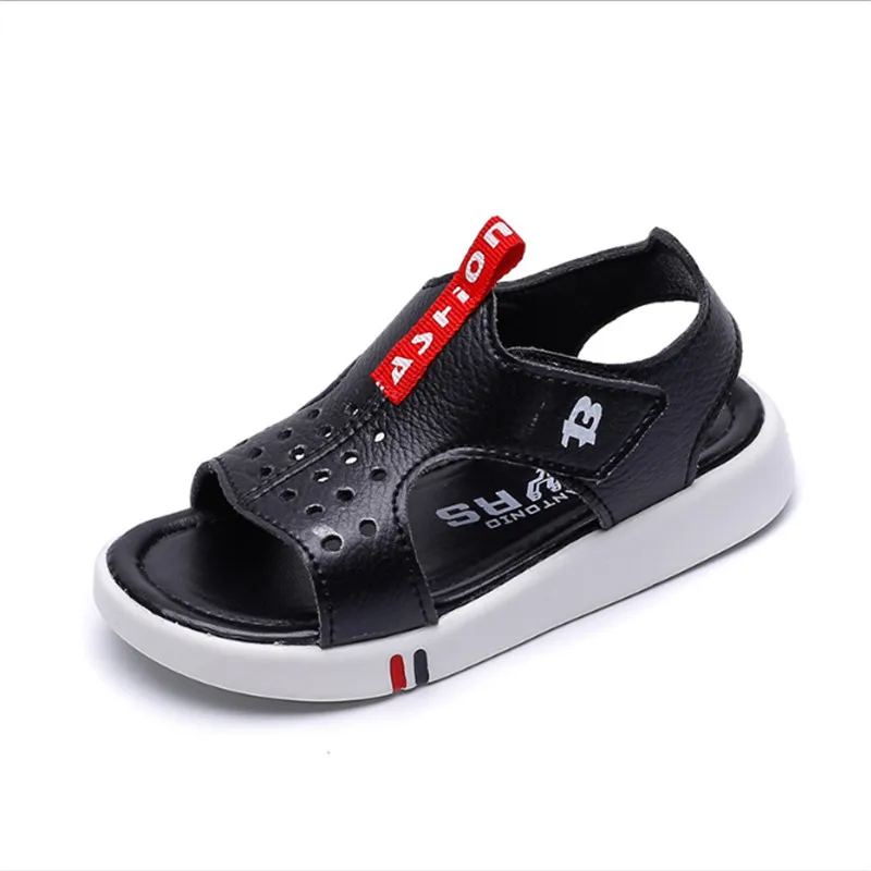 2019 New Summer Boy Sandals Genuine Leather Kids Shoes For Boys Soft Non-slip Breathable Children Beach Sandals Size 27-37 2019 New Summer Boy Sandals Genuine Leather Kids Shoes For Boys Soft Non-slip Breathable Children Beach Sandals Size 27-37