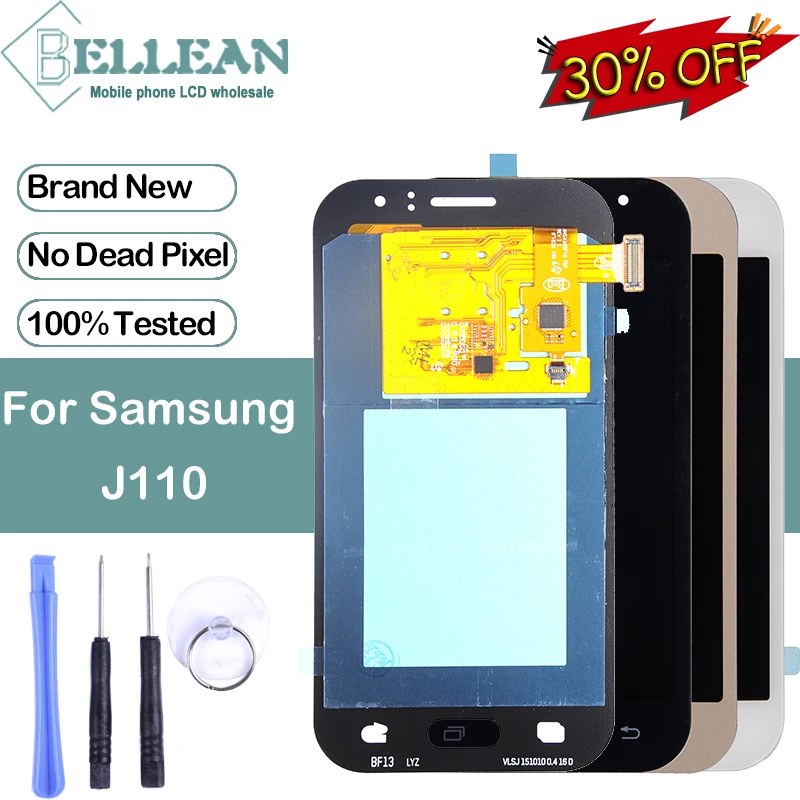 

Promotion Dinamico J111 Display For Samsung Galaxy J1 Ace Lcd Touch Screen Digitizer Assembly J110H J110F J110 Display+Tools