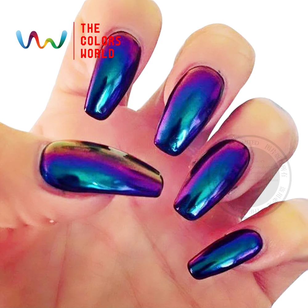 

TCWB199 Gorgeous Shinning mirror pigment,chrome pigment, chameleon powder Pigment for nail art