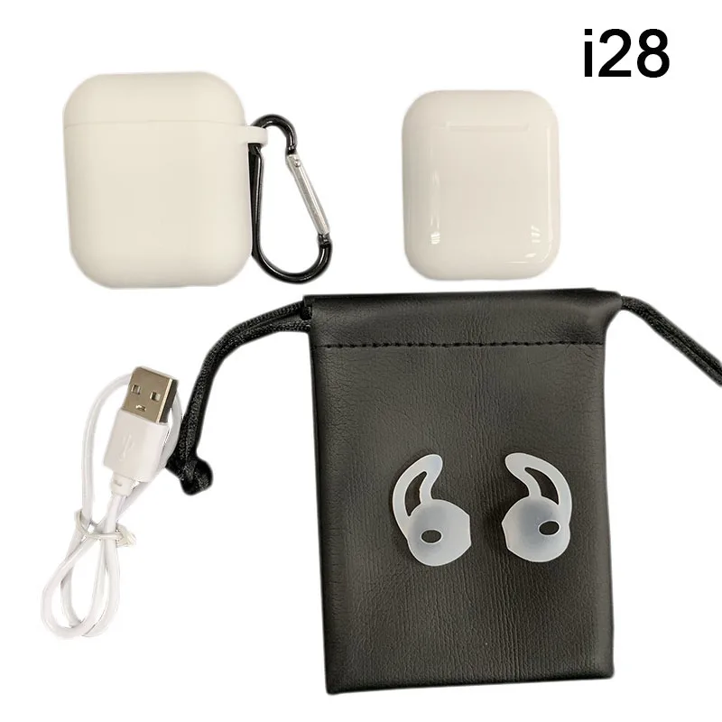 

i28 TWS Bluetooth Earphones Wireless Earbuds Bluetooth 5.0 Headset 2 Hours Play Time PK i30 i60 i12 i11 i13 i14 i18 TWS