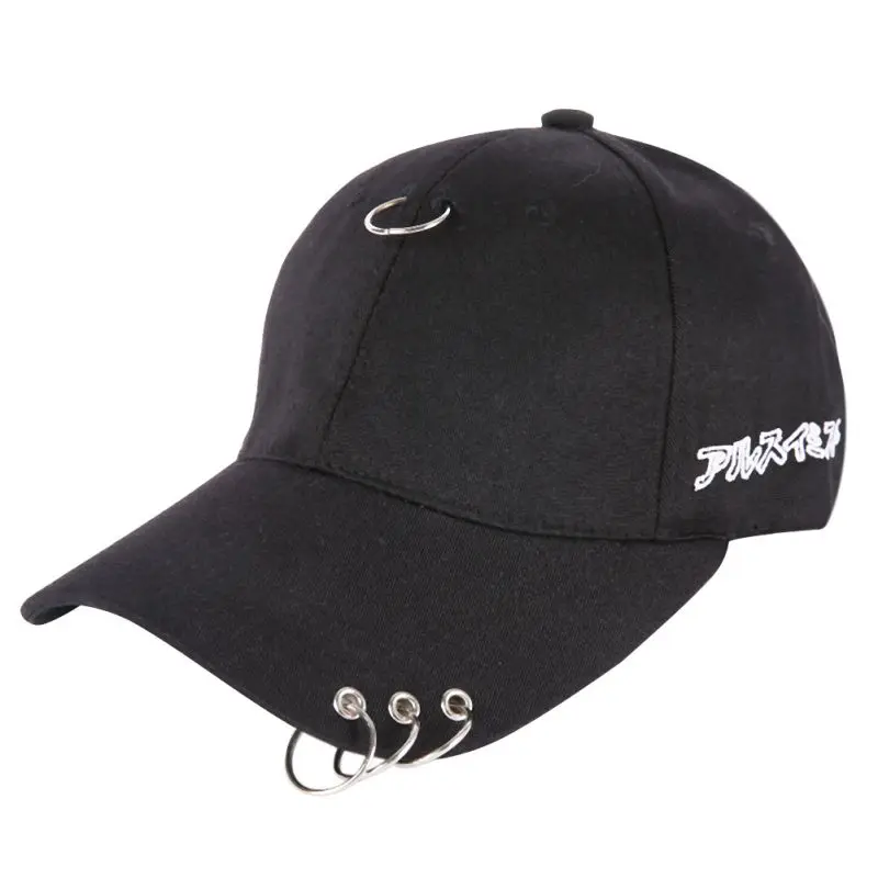 Balight стиль с кольцом Гольф Кепка клип кольцо вышивка хлопок унисекс Snapback хип хоп Кепка бейсбольная кепка уличная шляпа - Цвет: B