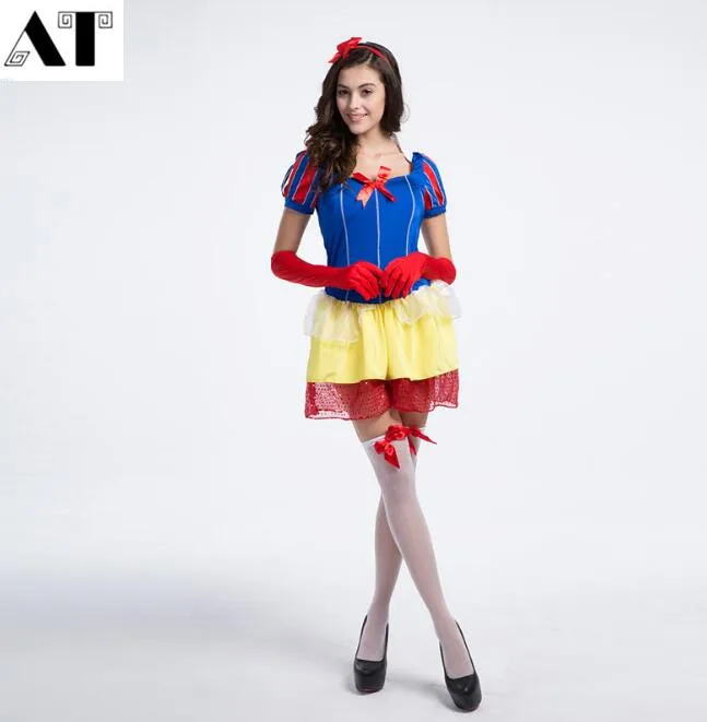 Cinderella Snow White Princess Fairy Tale Costumes for Women Sexy Fancy Halloween Cosplay Costume |