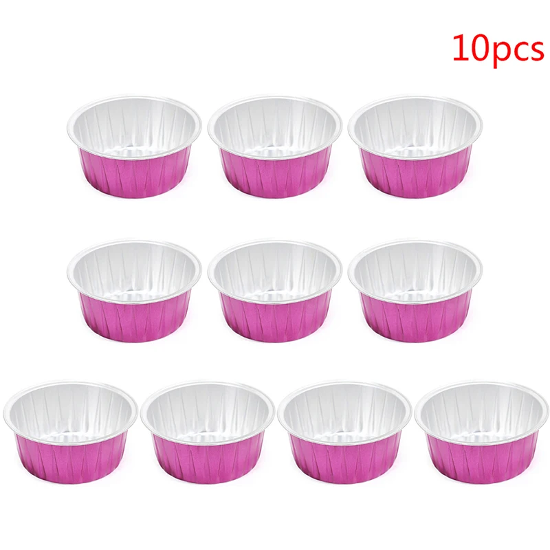 

10pcs/3PCS Blue Zoo Hard Wax Beans Bowl 80g Capacity Cute Rose Red Color Round Shape Aluminum Foil Wax Melting Bowl