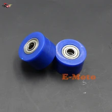 Синий 8 мм Цепной натяжитель ролика приводной ремённой шкив руководство для YZF для моделей ktm и rmz KLX CRF KX XR E-Moto