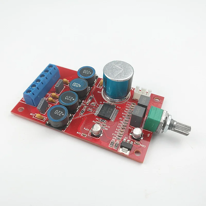 Цифровой усилитель мощности TDA7492P DC12 24V 25 Вт + с регулировкой громкости|power amplifier