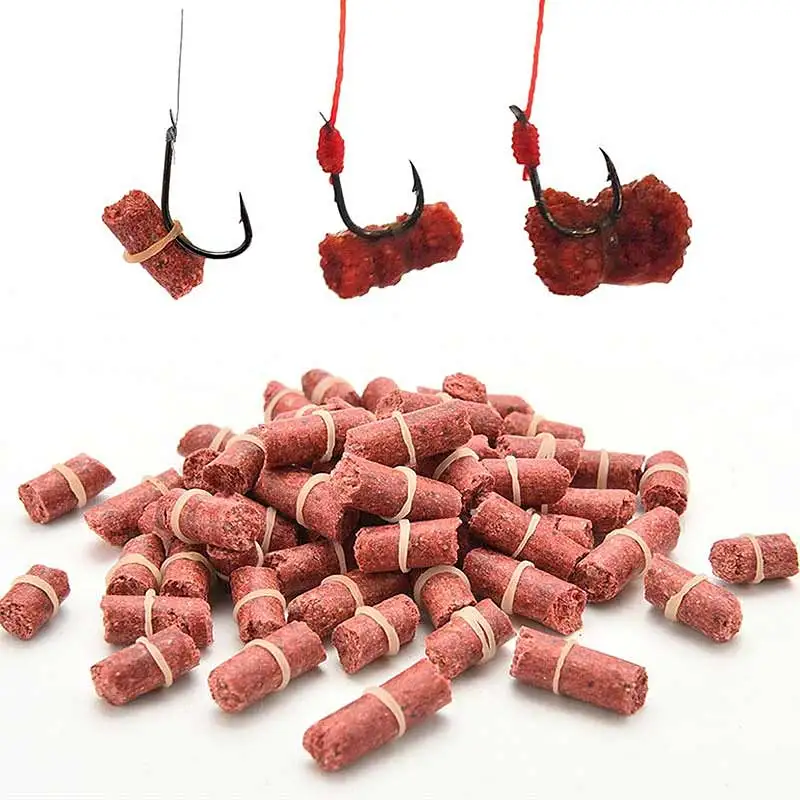 

1 Bag Fishing Bait Smell Grass Carp Baits Fishing Baits Lure Formula Insect Particle Rods &T8