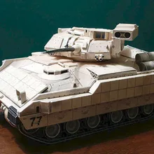M2A" Брэдли" пехотный Танк 3D бумажная модель DIY