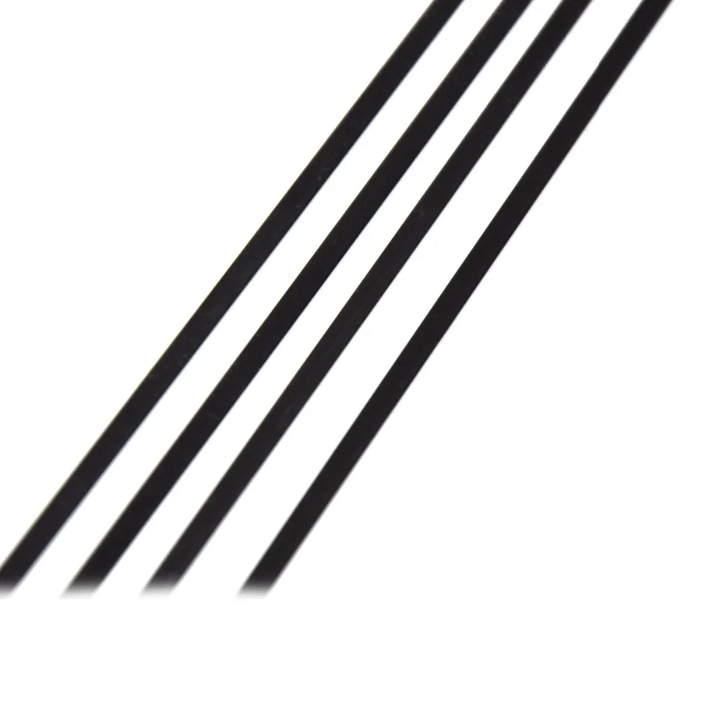 5pcs of 1mmx4mmx500mm 100 New Carbon Fiber Strip Flat Bar Carbon Fiber Tube